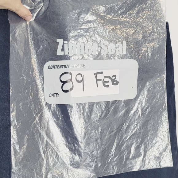 COBRA JEANS Vintage Black 100% Cotton Wide Leg Short Unisex Oversized Size 31 - Picture 11 of 14